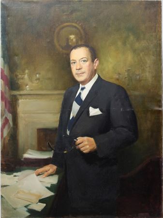 Portrait of Robert Ferdinand Wagner II (20Apr 1910 - 12 Feb 1991)