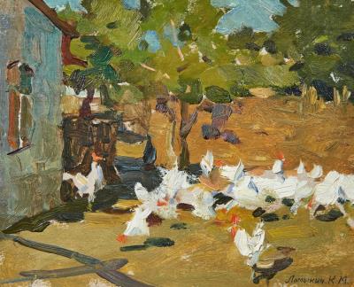 Poultry yard, c.1970s