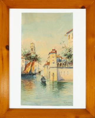 View of a canal in Venice