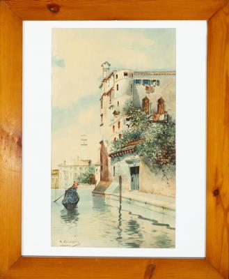 View of a canal in Venice