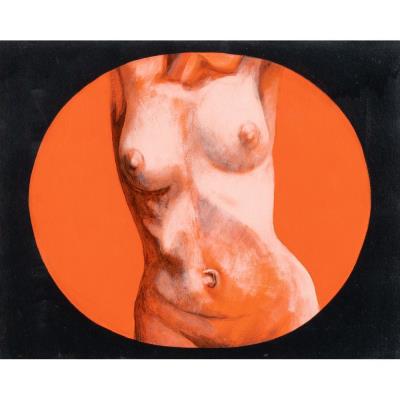 Nude in a tondo