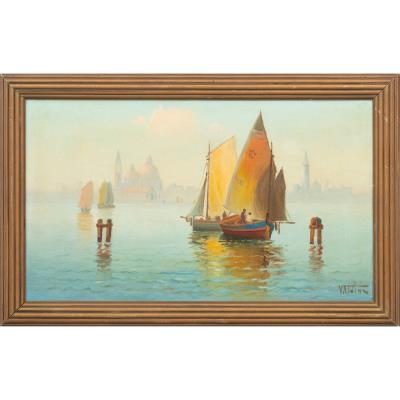 View of Venice by Vincenzo Udine - Auction record, sale price, and art valuation. Compare with similar artists and explore comparable artworks.