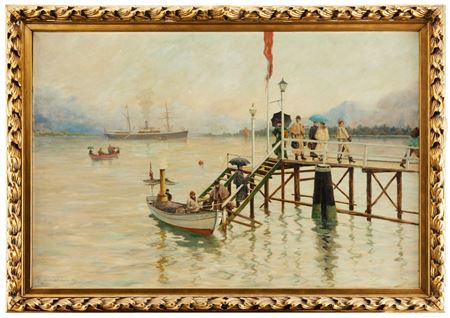 "Landing, clarifying weather - Motif from Molde"