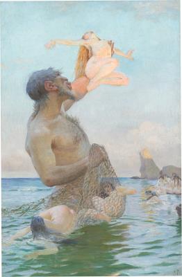 Study on Polyphemus' fishing haul by Max Pietschmann - Auction record, sale price, and art valuation. Compare with similar artists and explore comparable artworks.