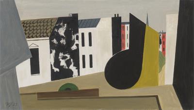 Still Life with Houses (Sunday Afternoon)
