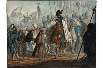 Ulrich I. bringt das Haupt des Sultans ins Lager by Karl Philipp Fohr - Auction record, sale price, and art valuation. Compare with similar artists and explore comparable artworks.