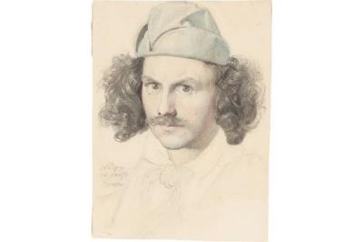 Self-portrait in Rome