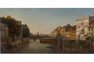 Die Lange-Brücke von den Mühlen aus gesehen (The Long Bridge Seen from the Mills) by Johann Philipp Eduard Gaertner - Auction record, sale price, and art valuation. Compare with similar artists and explore comparable artworks.
