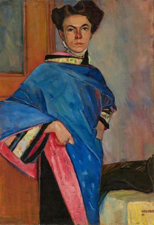 Portrait of the Female Painter Alexandra Korsakoff (1884-1969)