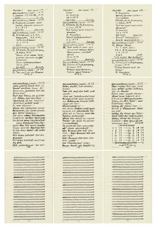 Sample artwork by Hanne Darboven (1941 - 2009), known for painting, prints - View similar artists and auction records