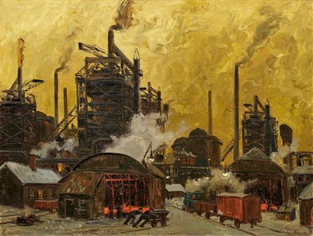 Blast Furnaces in the Ruhr Region