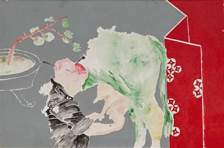 Sample artwork by Hans Peter Adamski (Born 1947), known for painting, video, photography and installation - View similar artists and auction records