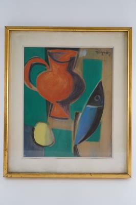 Fish, lemon, pot
