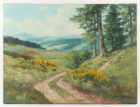 Sample artwork by Georg Neuhauser (1922 - 1990), known for painting - View similar artists and auction records