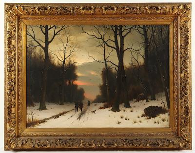 Winter Landscape with Hunters