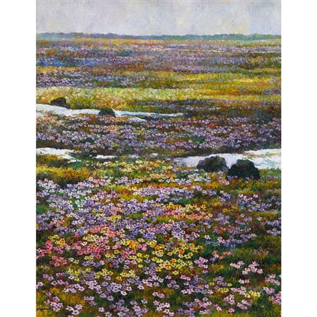 UNTITLED (FIELD OF PURPLE FLOWERS)