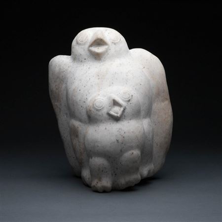 OWL WITH YOUNG by Kenojuak Ashevak - Auction record, sale price, and art valuation. Compare with similar artists and explore comparable artworks.