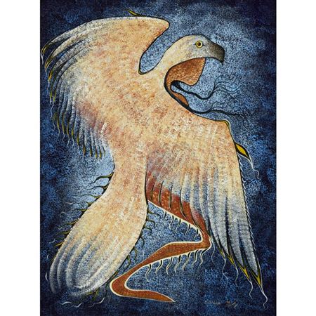 EAGLE DANCER, 1979 by Eddy Cobiness - Auction record, sale price, and art valuation. Compare with similar artists and explore comparable artworks.