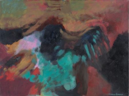 Blue Waters by Michael Browne - Auction record, sale price, and art valuation. Compare with similar artists and explore comparable artworks.