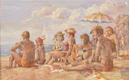 At the beach