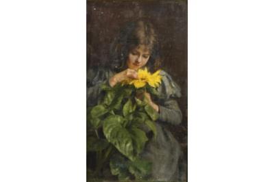 A sunflower by Clara Walther - Auction record, sale price, and art valuation. Compare with similar artists and explore comparable artworks.
