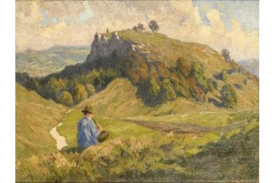 Balinger Alb, am Lochen by Richard Seemann - Auction record, sale price, and art valuation. Compare with similar artists and explore comparable artworks.