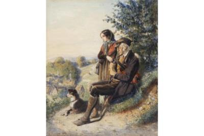 Ruhe eines Dorfgeigers