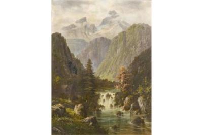 Große Alpenlandschaft