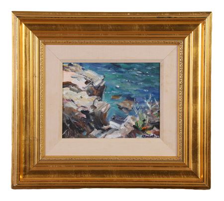 "Study for Acadia Cliffs"