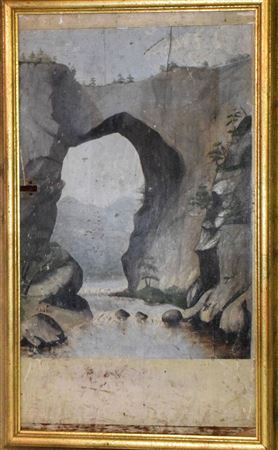 Folk art painting of Indians hunting