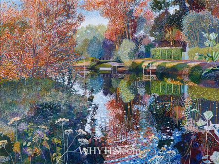 ON THE BANKS OF THE SÈVRE, MARAIS POITEVIN by Victor Richardson - Auction record, sale price, and art valuation. Compare with similar artists and explore comparable artworks.