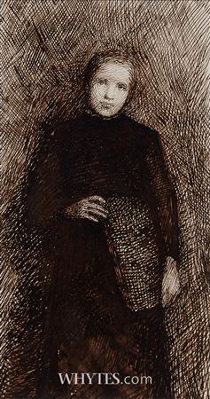 GIRL WITH A CUSHION