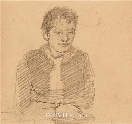 SKETCH OF A BOY and HORSE AND RIDER SKETCH (on reverse)