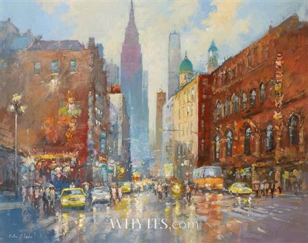 EVENING SHOWERS, NEW YORK, 2025