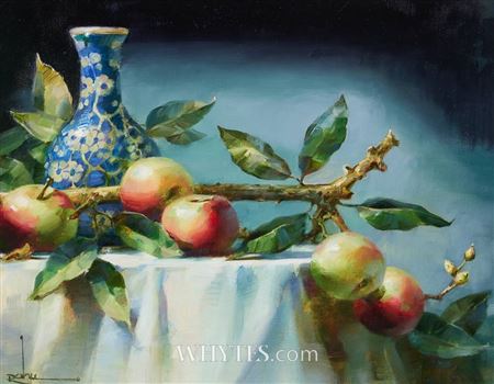 STILL LIFE WITH APPLES, 2008