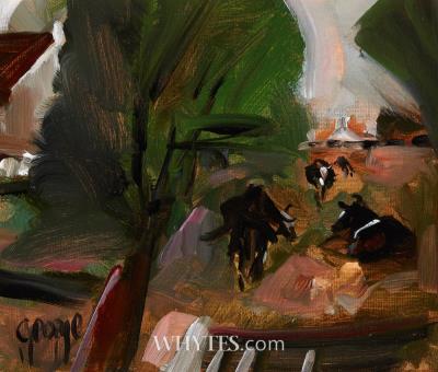 COWS IN A FIELD