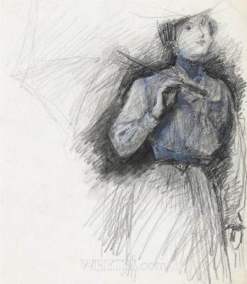 LADY WITH UMBRELLA