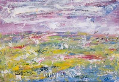MIST COMING TOWARDS TOE HEAD, NEAR CASTLETOWNSHEND - A MEMORY, 2000