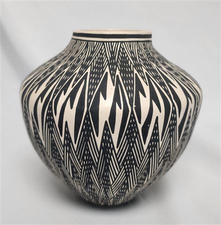 Acoma Rain and Clouds Vase