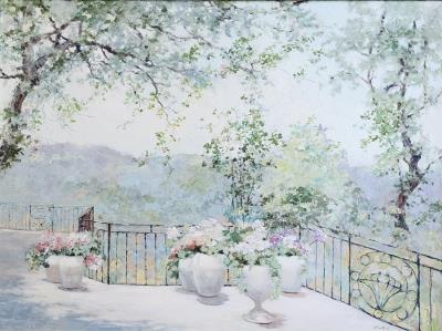 Hazy Patio Garden