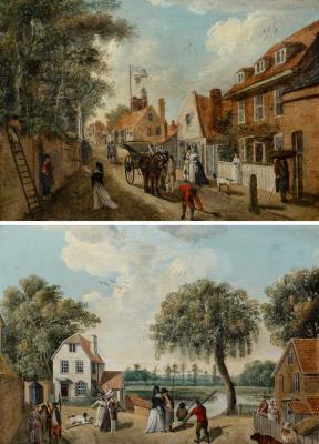 Lower Richmond Road, Mortlake; The Old White Hart, Mortlake (2)