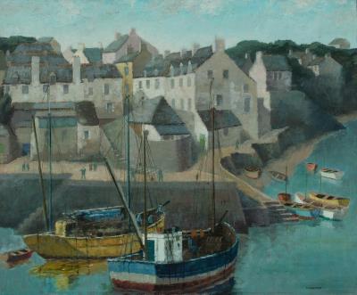 Cornish Harbour by Harold Workman - Auction record, sale price, and art valuation. Compare with similar artists and explore comparable artworks.