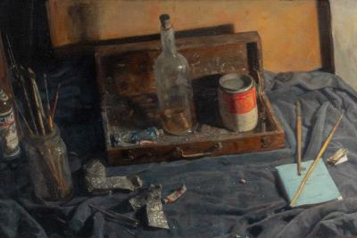 Sample artwork by George Weissbort (1928 - 2013), known for still life, landscape, figure, genre painting - View similar artists and auction records