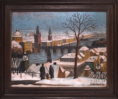 Prague in winter, 1941