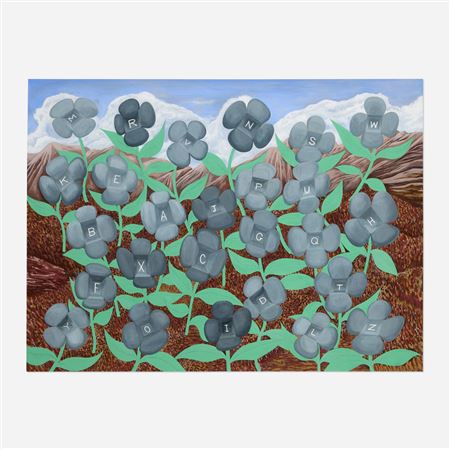 Alphabet by Ion Birch - Auction record, sale price, and art valuation. Compare with similar artists and explore comparable artworks.