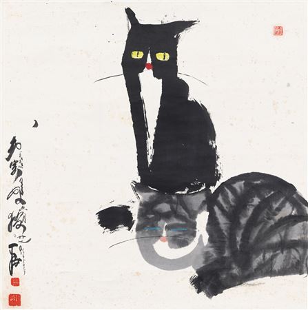 My Good Cat by Pingxi Jia - Auction record, sale price, and art valuation. Compare with similar artists and explore comparable artworks.