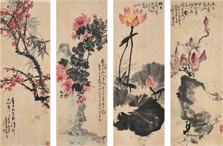 FLOWERS IN FOUR SEASONS