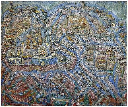"Noon: Temple Mount, Mount of Olives, Mount of Scopus", 1973 by Elhanan Halpern - Auction record, sale price, and art valuation. Compare with similar artists and explore comparable artworks.