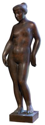 Standing female nude
