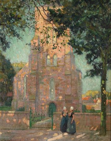 Sample artwork by Jozef Karel Frans Posenaer (1876 - 1935), known for painting - View similar artists and auction records